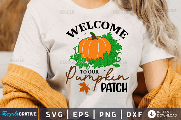Welcome to our pumpkin patch svg cricut Instant download cut Print files