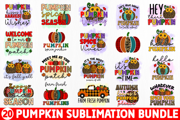 Pumpkin Sublimation Bundle