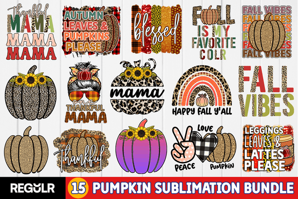 Fall / Pumpkin Sublimation Bundle