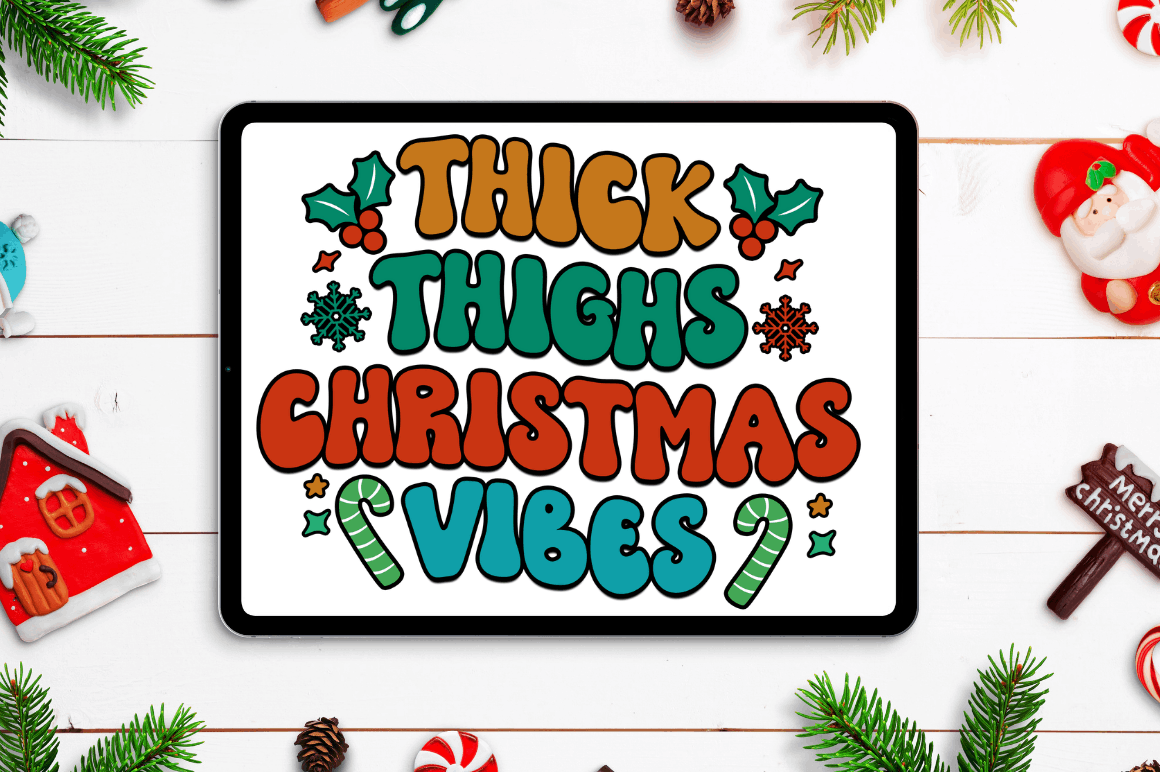 Retro Christmas Sublimation Bundle