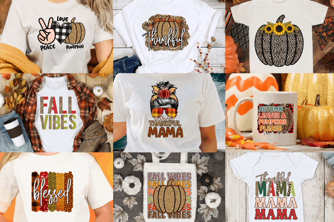 Fall - Pumpkin Sublimation Bundle