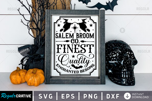 Salem broom co Svg Designs Silhouette Cut Files