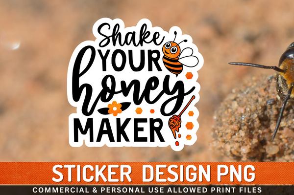 Shake your honey maker Sticker PNG Design Downloads