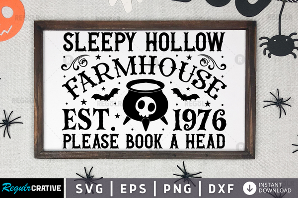 Sleepy hollow Svg Designs Cut Files