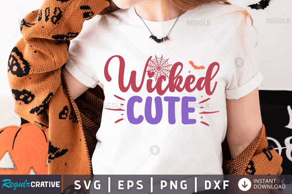wicked cute Svg Png Dxf Cut Files