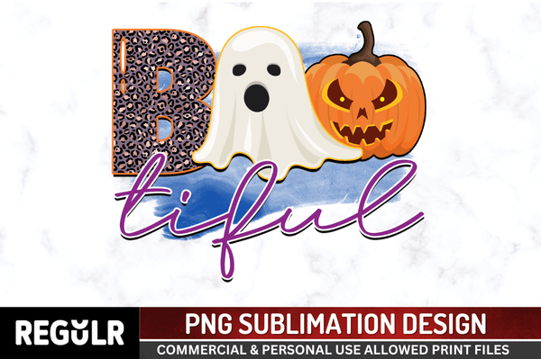 Boo tiful Sublimation PNG, Halloween Sublimation Design