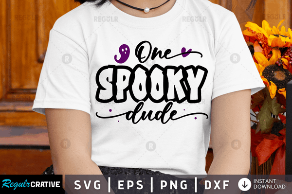 One spooky dude Svg Dxf Png Cricut File