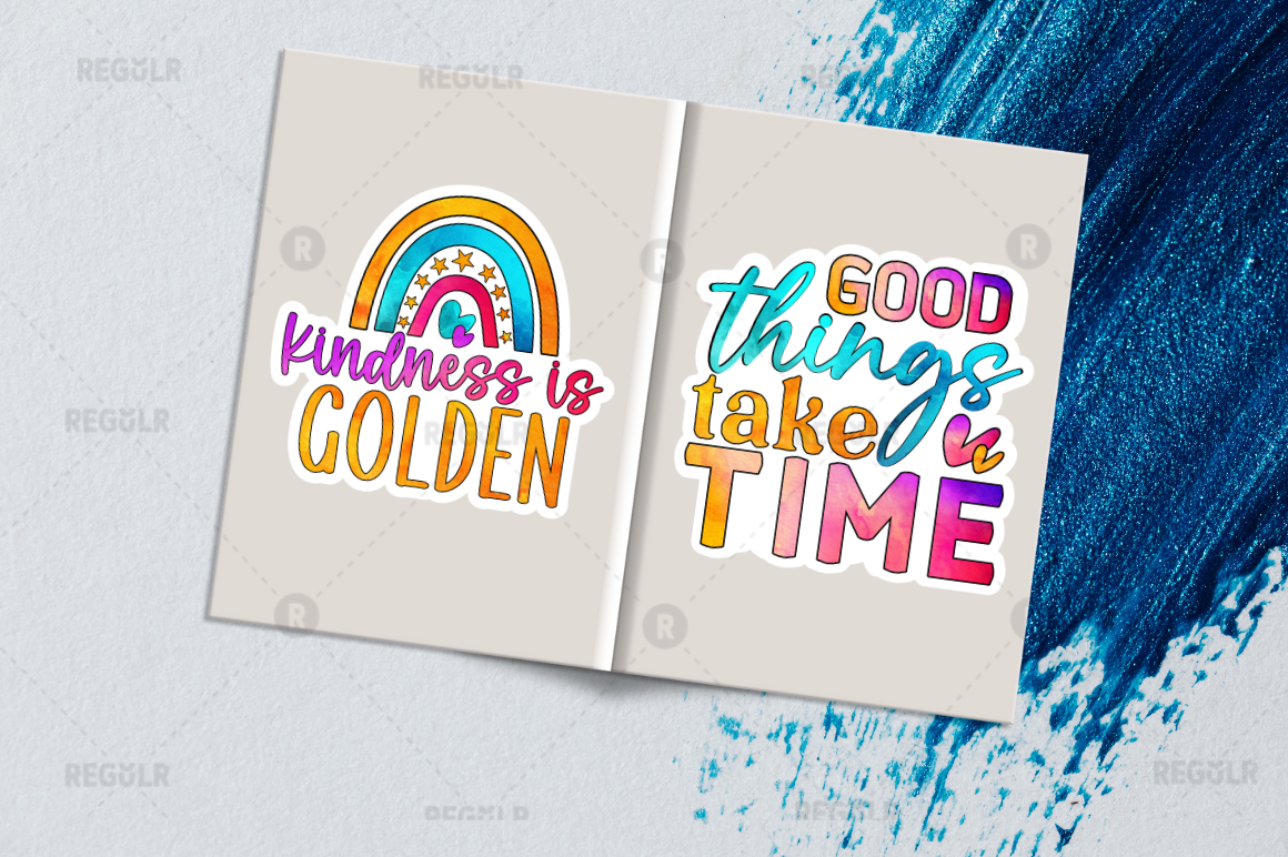 Positivity And Inspirational Stickers Bundle