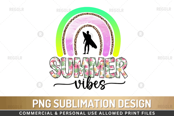 Summer vibes  Sublimation Design PNG File