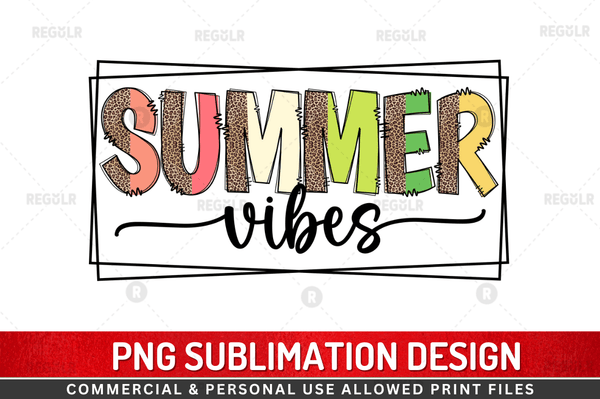 Summer vibes Sublimation PNG  Design