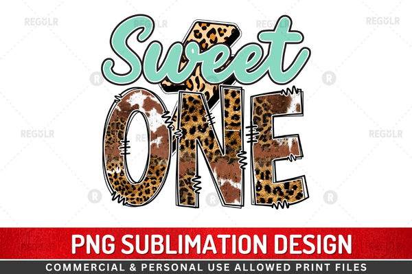 Sweet one Sublimation PNG Design Downloads
