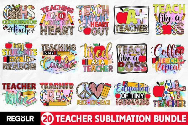 Teacher Sublimation Bundle