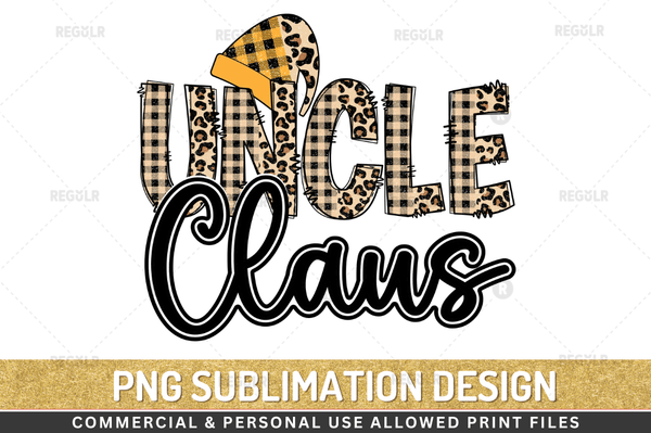 Uncle Claus Sublimation Design Downloads, PNG Transparent