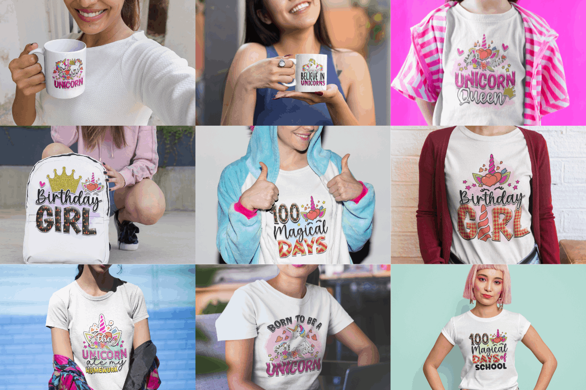 Unicorn Sublimation Bundle