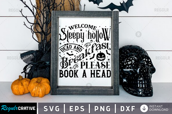 Welcome sleepy Svg Designs Silhouette Cut Files