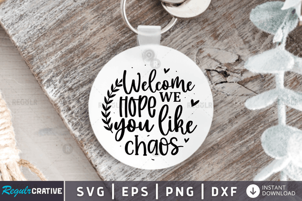 Welcome we hope you like chaos Svg Designs Silhouette Cut Files