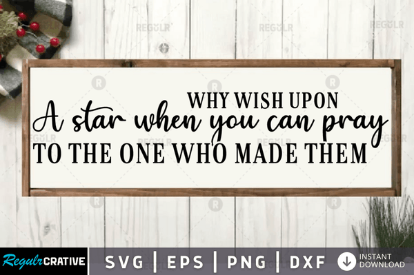 Why wish upon a svg cricut Instant download cut Print files