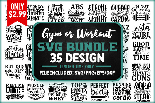 Workout SVG Bundle