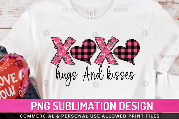 Xoxo hugs and kisses Sublimation Design Downloads, PNG Transparent