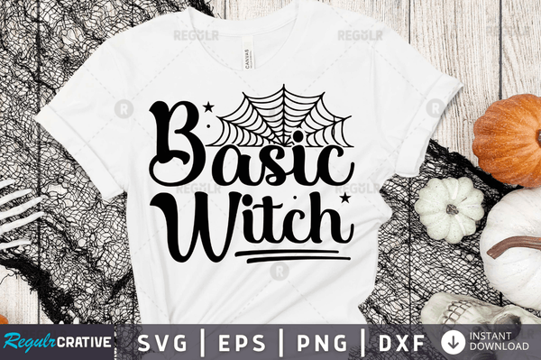 basic witch Svg Png Dxf Cut Files