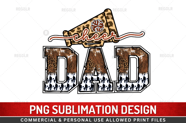 Cheer dad Sublimation Design PNG File