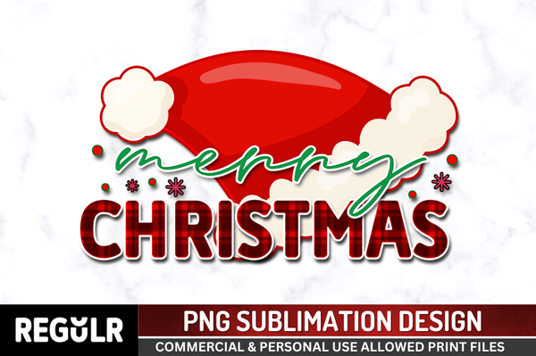 Merry Christmas Sublimation PNG, Christmas png