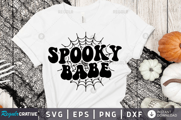 spooky babe Svg Png Dxf Cut Files