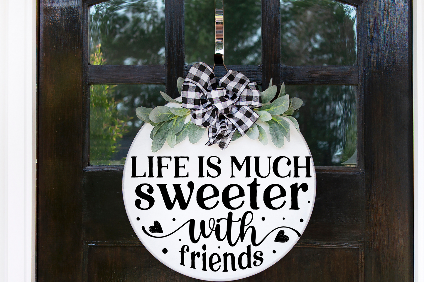 Round Farmhouse Friend  Sign Svg Bundle
