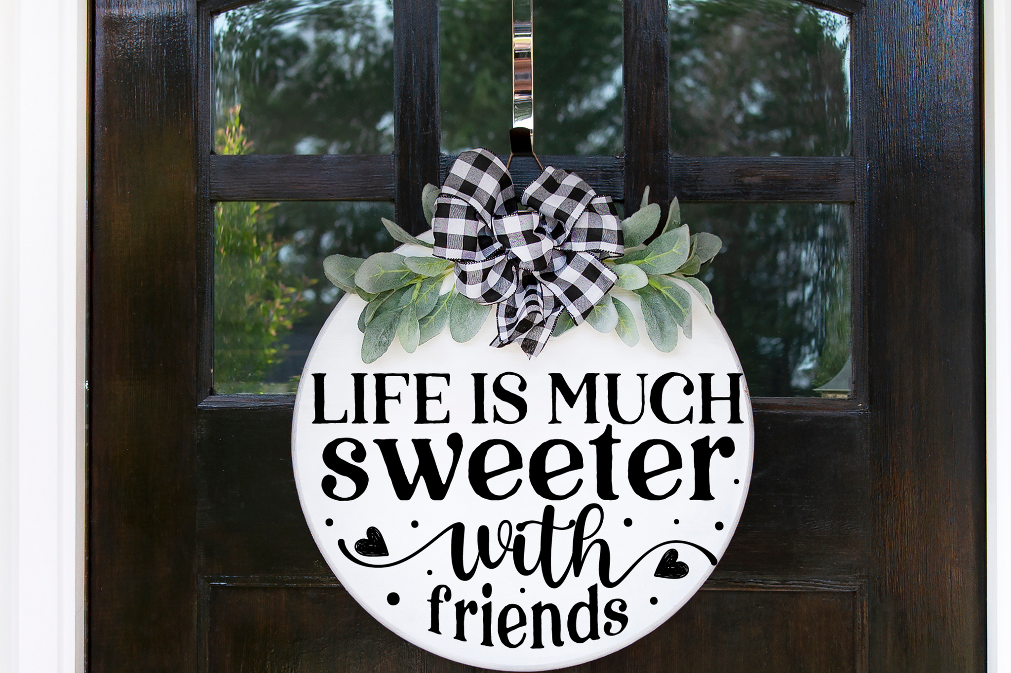 Round Farmhouse Friend  Sign Svg Bundle