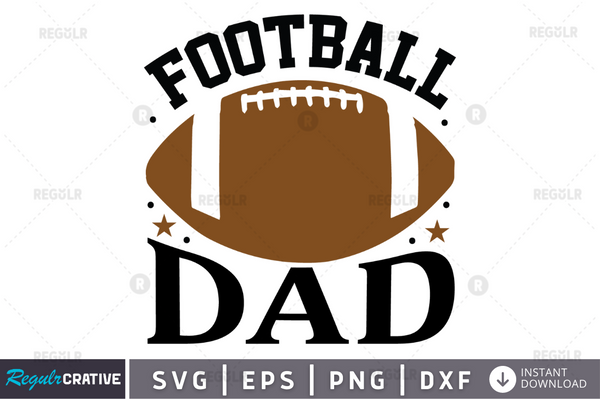 football dad svg cricut Instant download
