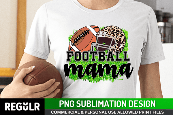 football mama Sublimation Design PNG File