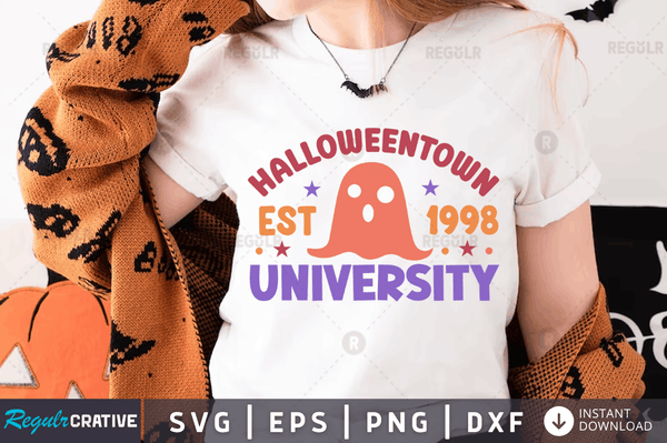 halloweentown est university 1998 Svg Png Dxf Cut design