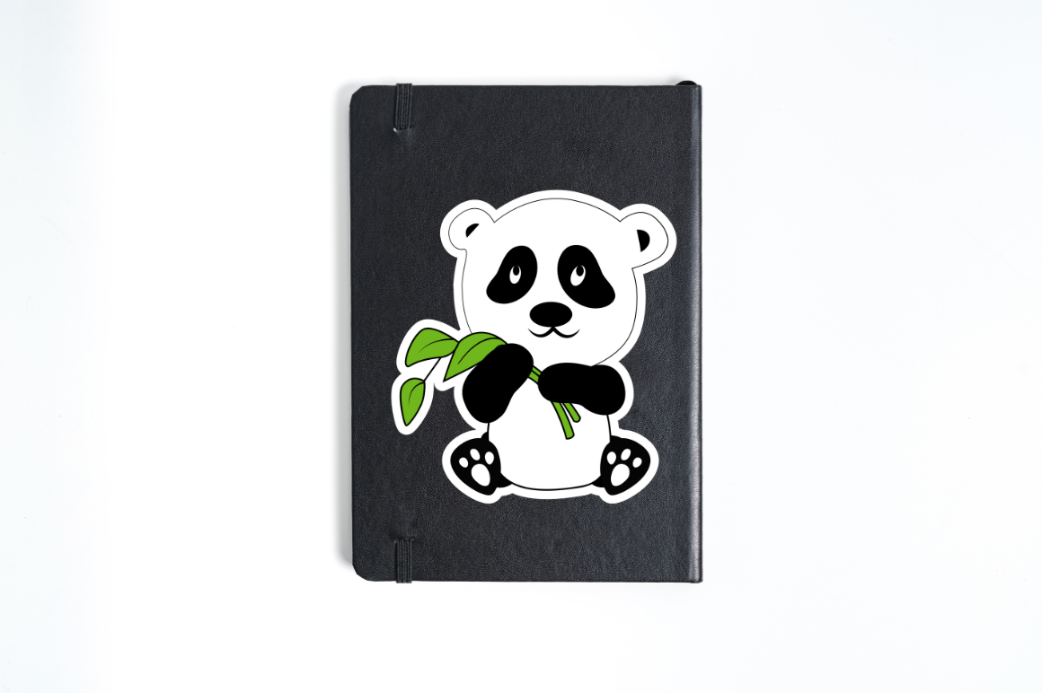 Cute Panda Printable Sticker Bundle