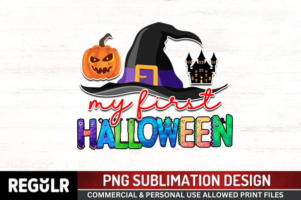 My first Halloween Sublimation PNG design, Halloween  Sublimation Design
