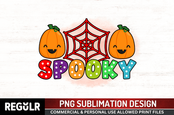 Spooky Sublimation PNG, Halloween  Sublimation Design