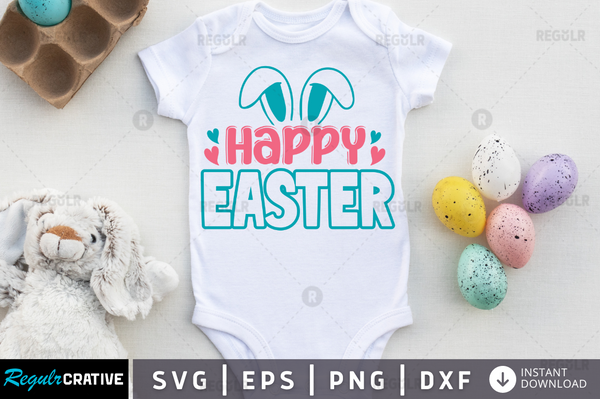Happy easter Svg Designs Silhouette files