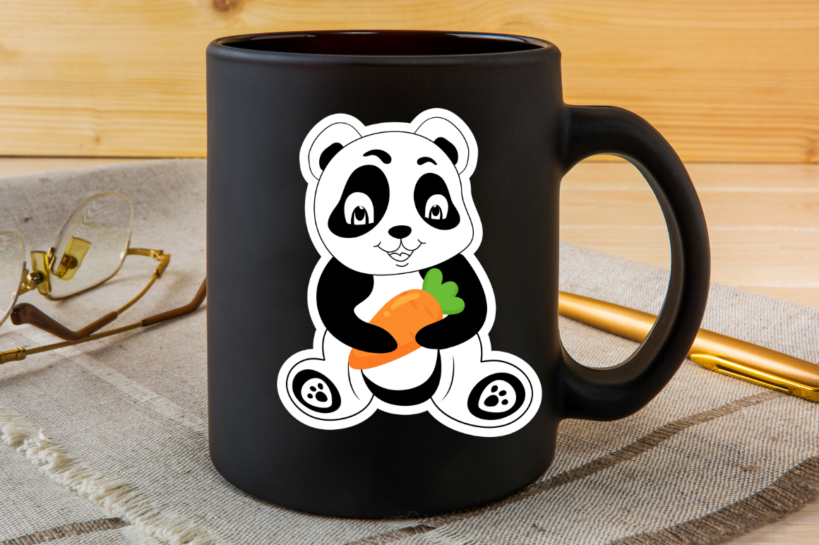 Cute Panda Printable Sticker Bundle