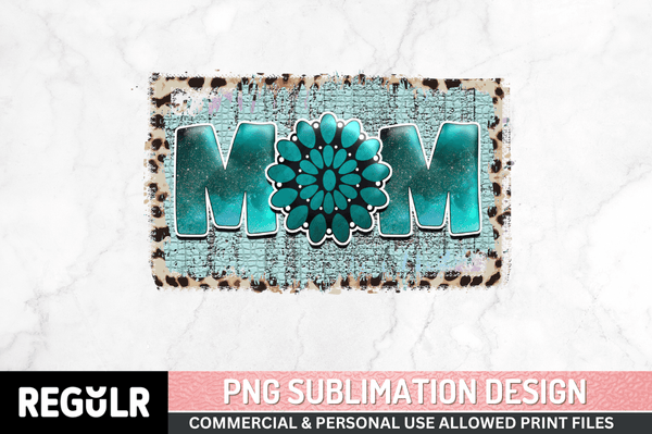 Mom Sublimation PNG, Western Sublimation Design