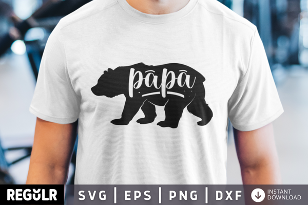 Papa SVG, Father's day SVG Design