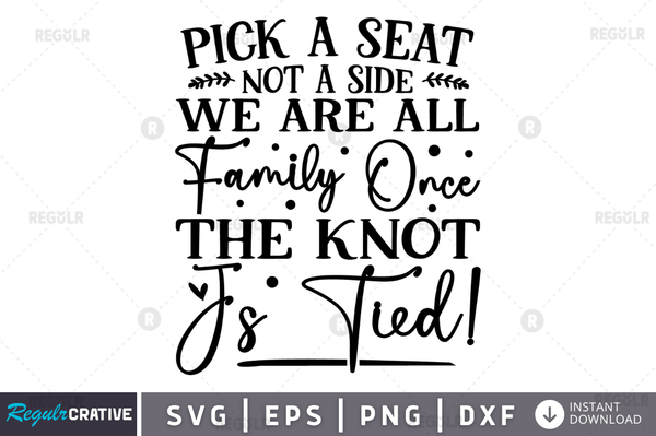 Pick a seat not a svg designs cut files