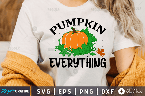 Pumpkin everything svg cricut Instant download cut Print files