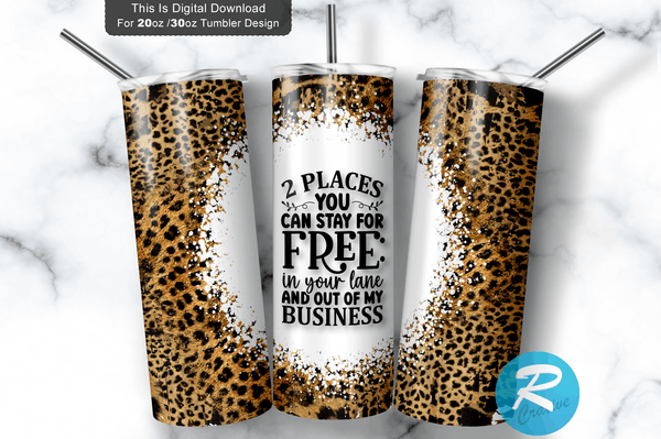 2 places you can stay for free in your lane 20 oz / 30 oz Skinny Tumbler