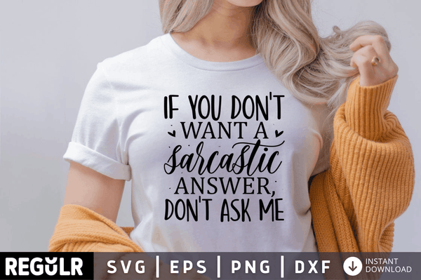 If you don't want a sarcastic answer, don't ask me SVG, Sarcastic SVG Design