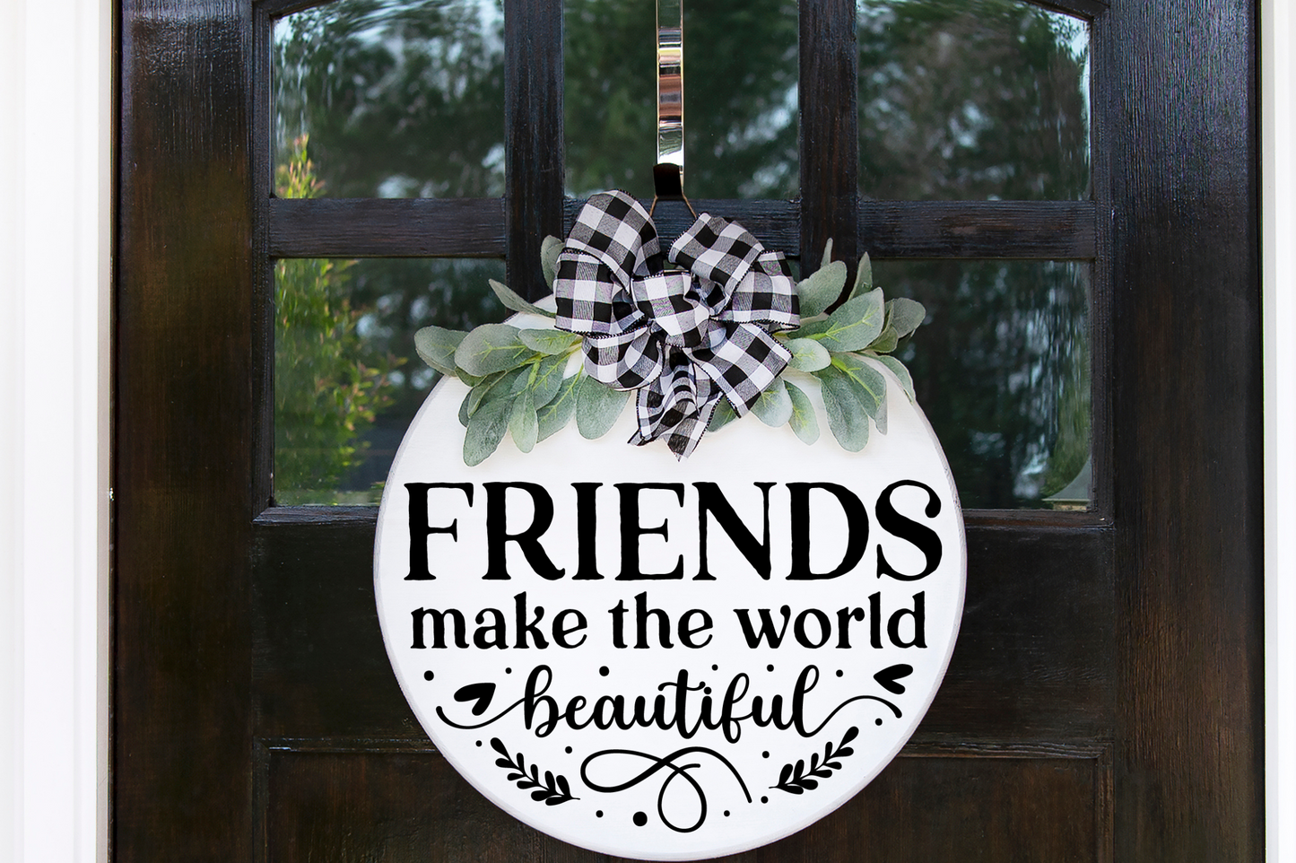 Round Farmhouse Friend  Sign Svg Bundle