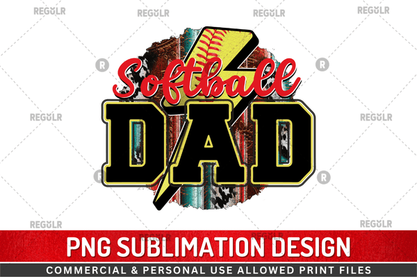 Softball dad Sublimation PNG File