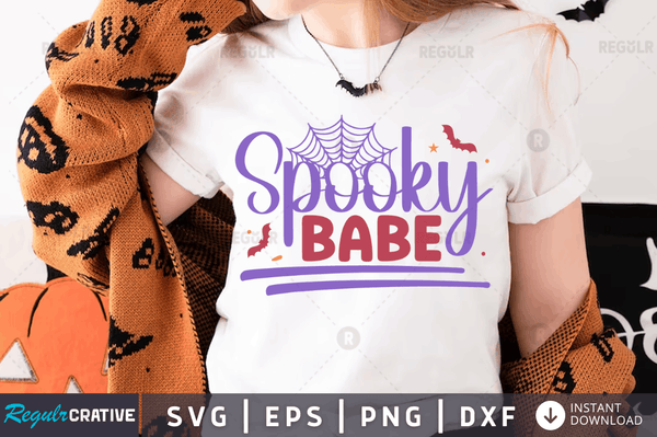 spooky babe Svg Png Dxf