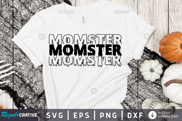 momster Svg Png Dxf Cut Files