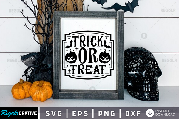 trick or treat Svg Designspng eps dxf Cut Files