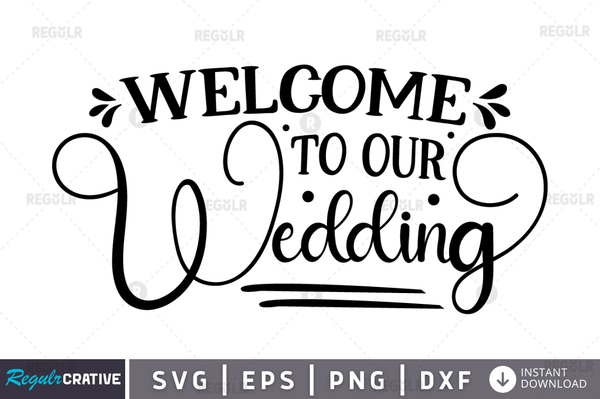 Welcome to our wedding svg designs cut files