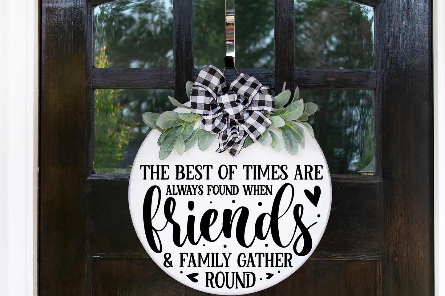 Round Farmhouse Friend  Sign Svg Bundle